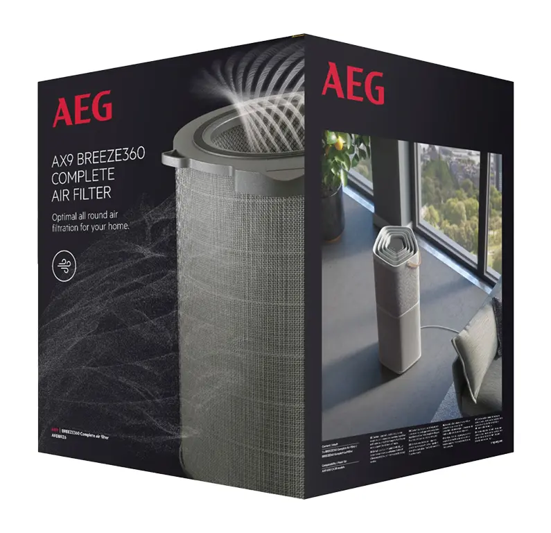 AFDBRZ6 AEG BREEZE360 (complete luchtfilter, groot, origineel)