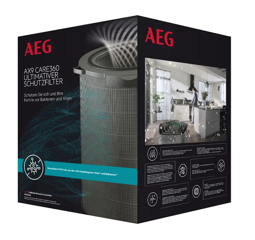 AFDCAR6 AEG CARE360 (ultimate protect filter, groot, origineel)